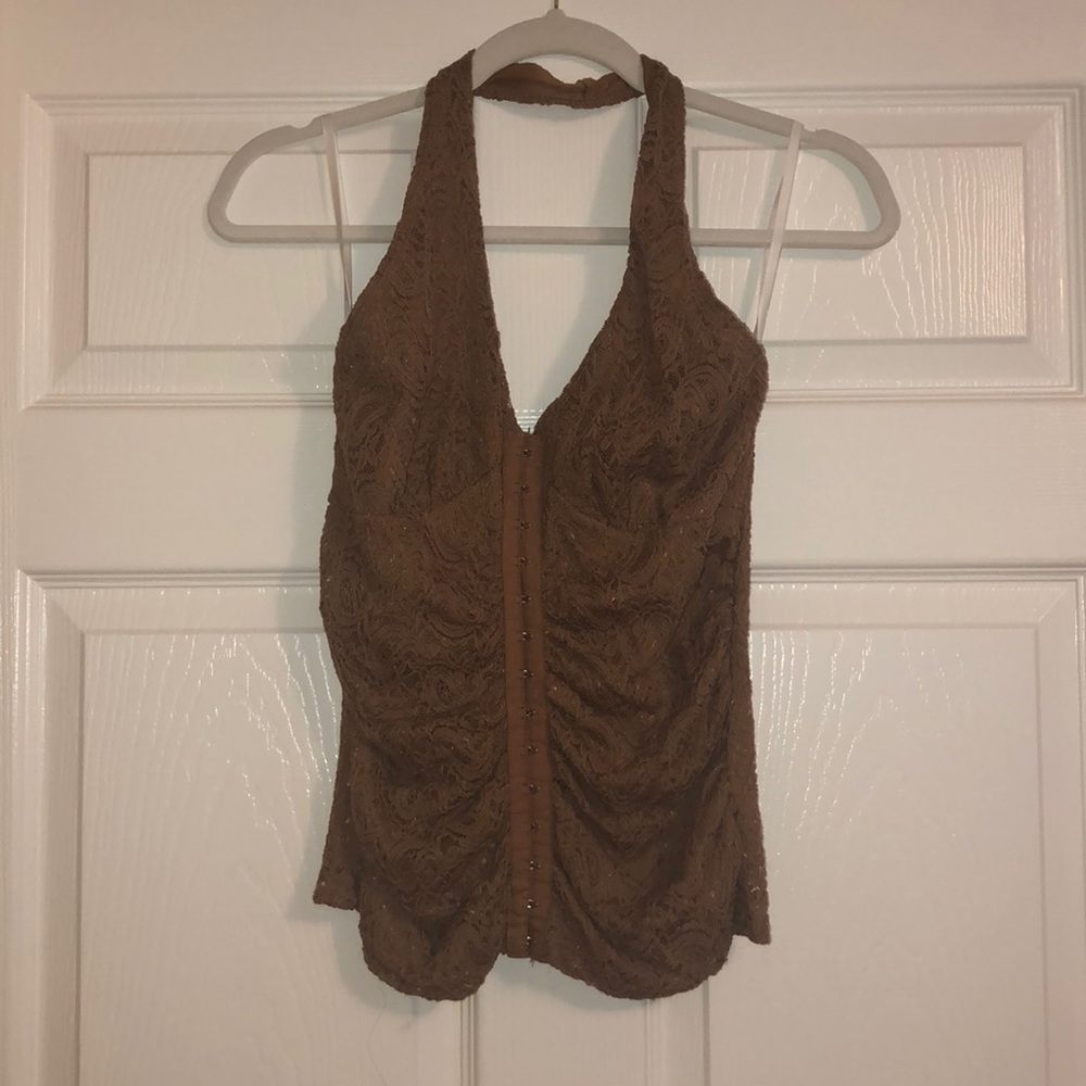 Hook & Eye Halter Top